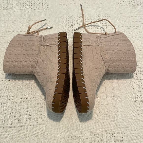 Muk Luks Flexi Hoboken knit boot blush size 6 900459 - Picture 10 of 10